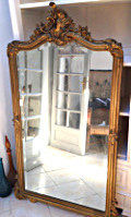 French Antique Rococo style mirror